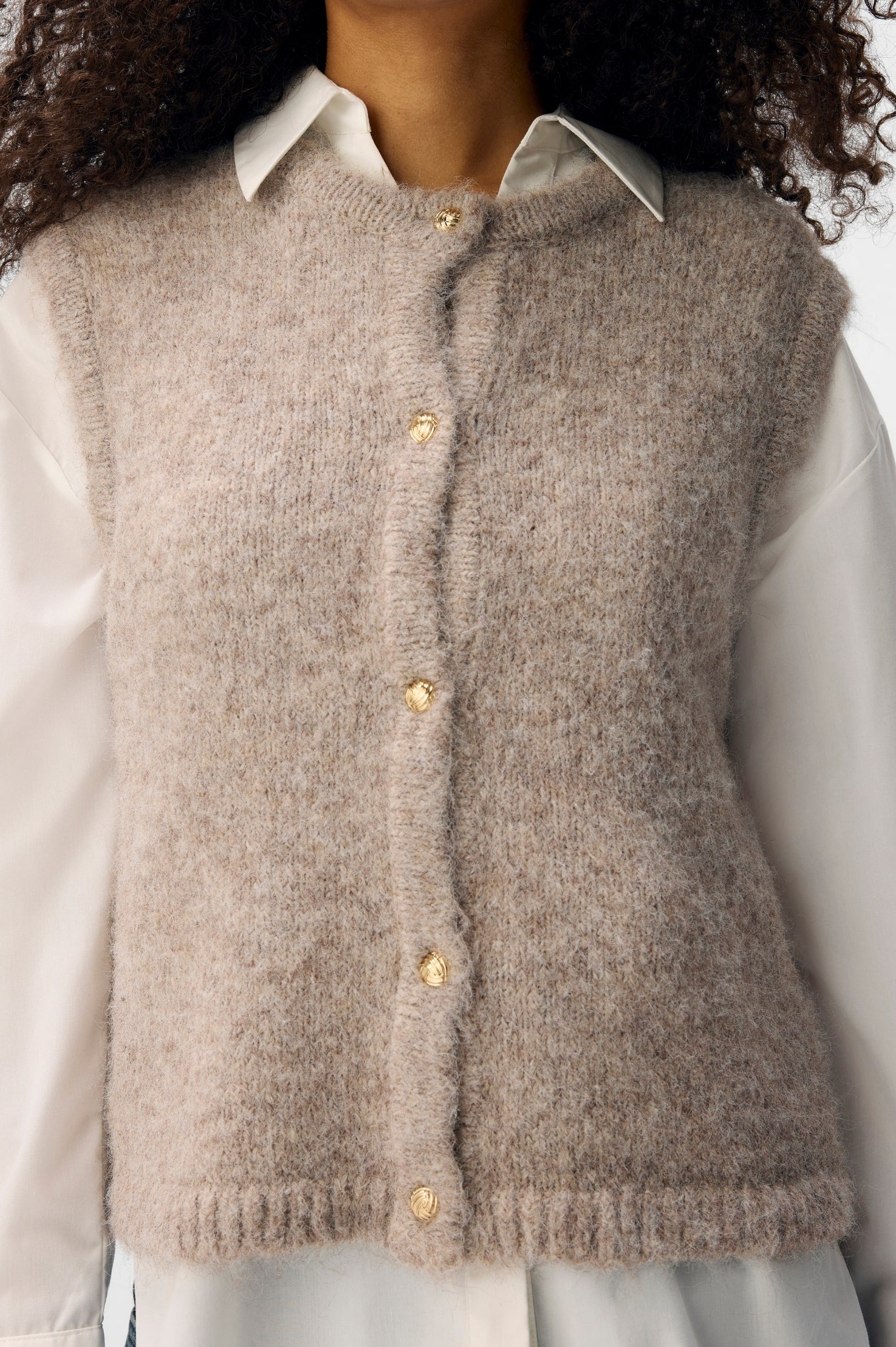 OBJSaggia Strik Vest Cardigan